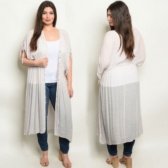 Tops - Zonda's Weekend in Venice Button Down Kimono/Top!